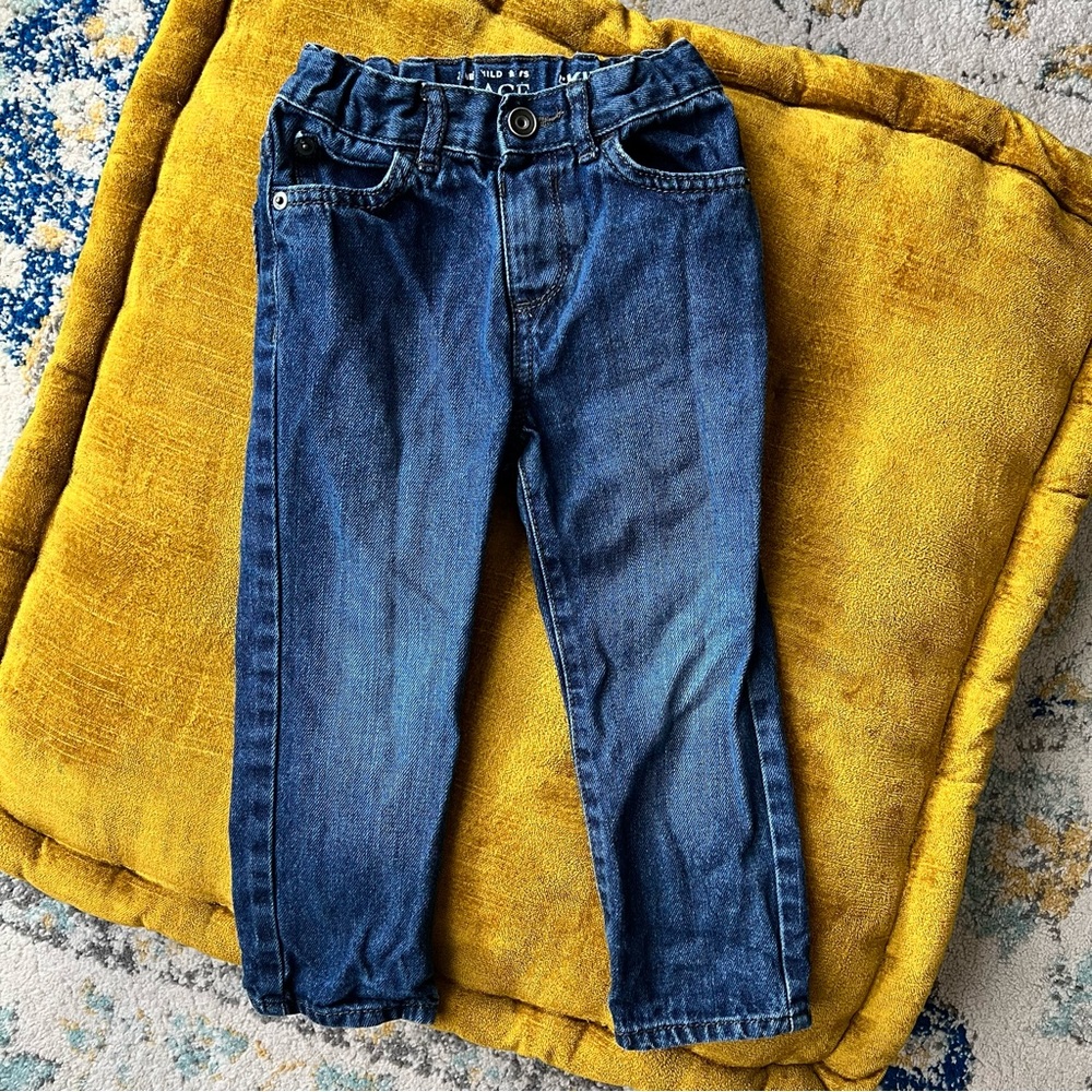 The Children’s Place Toddler / Little Girls Boyfriend Blue Jeans, 3T